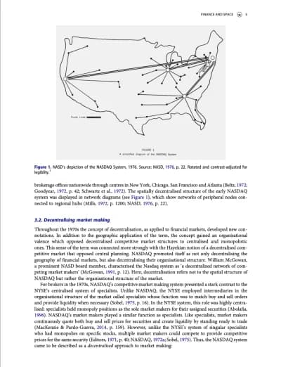 Page from article feature NASDAQ network